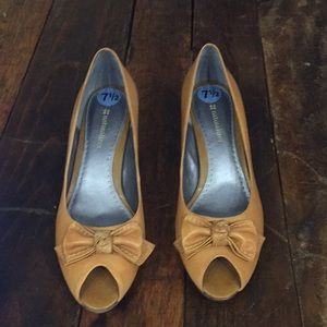 Naturalizer Ultra Peep Toe Sandal Leather 7.5 Boho